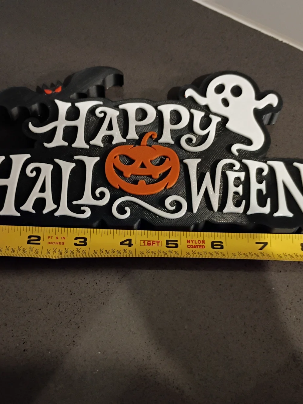 Cute Happy Halloween Decorative Sign